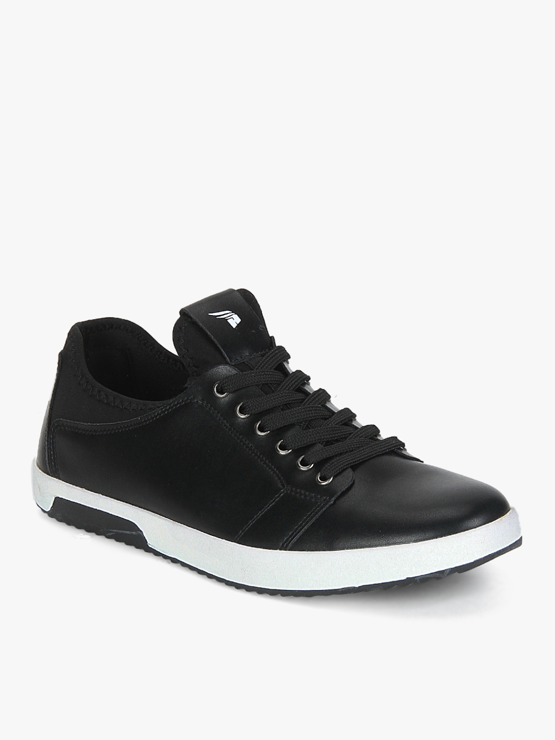 Buy Hoopers Men Black Solid Sneakers Casual Shoes for Men
