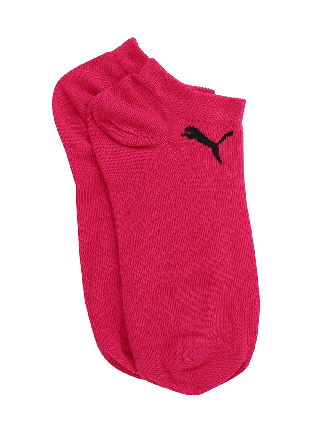 Puma Women Pink Solid Ankle Length Socks IN91096046 Beetroot