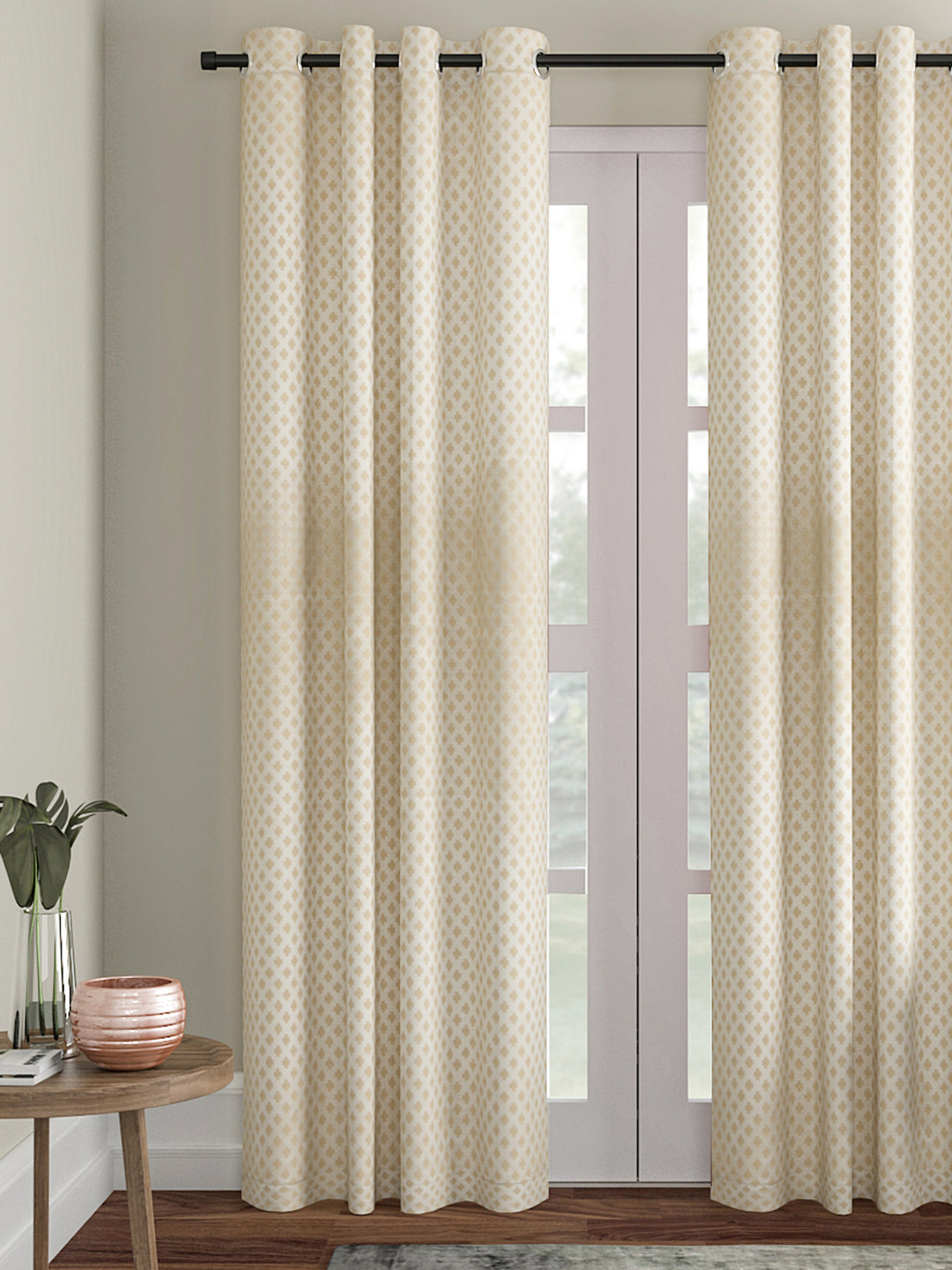 Soumya Beige Single Door Curtain