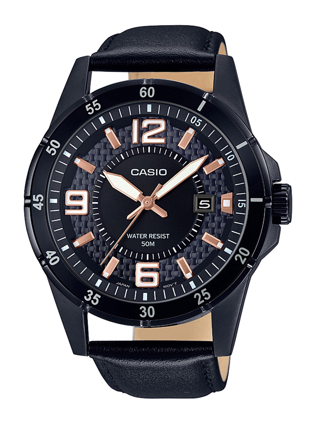 Buy Casio Enticer Men Black Analogue Watch A1638 Watches for Men