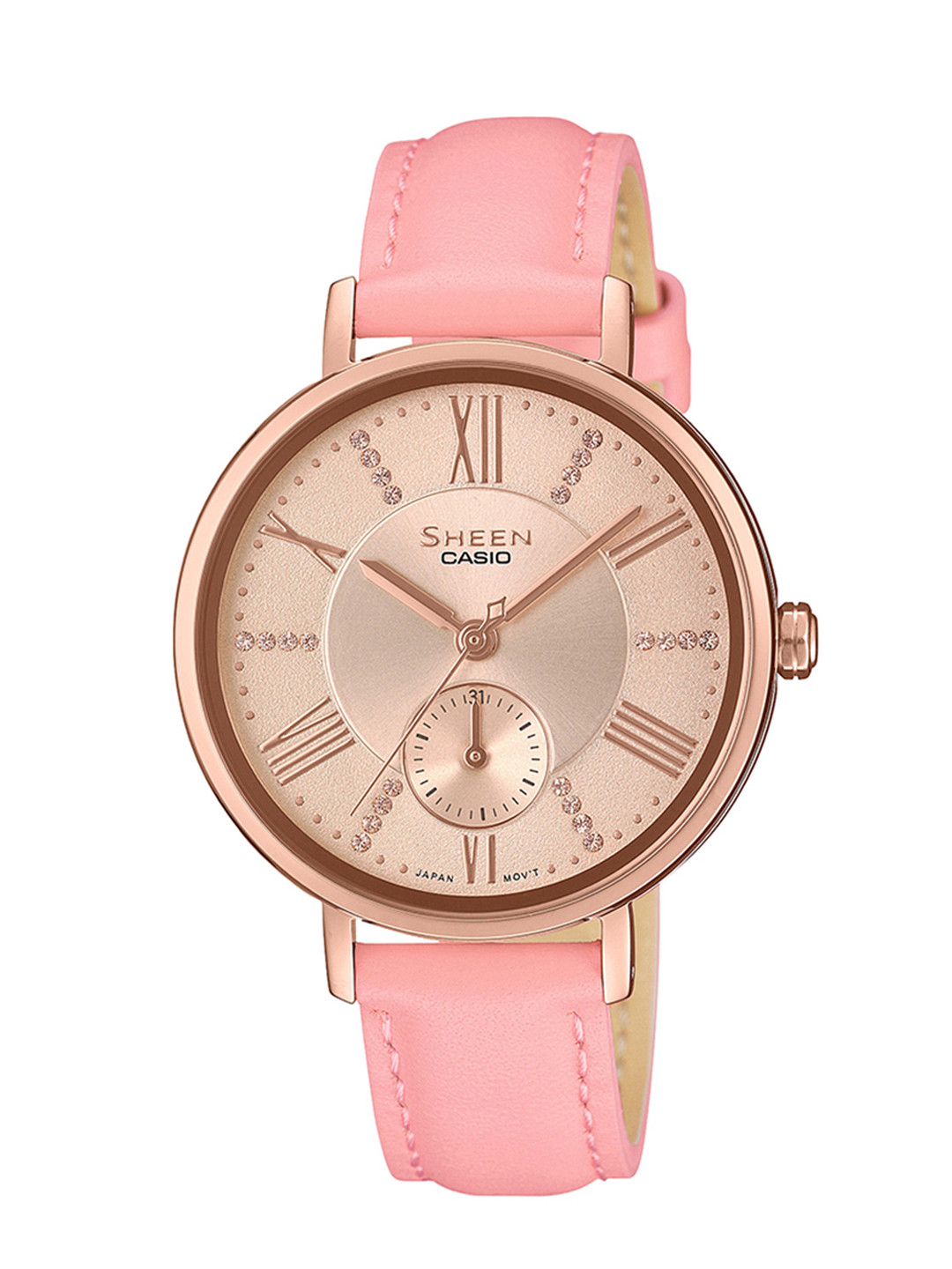 Casio Sheen Women Rose Analogue watch SX239 SHE-3066PGL-4AUDF