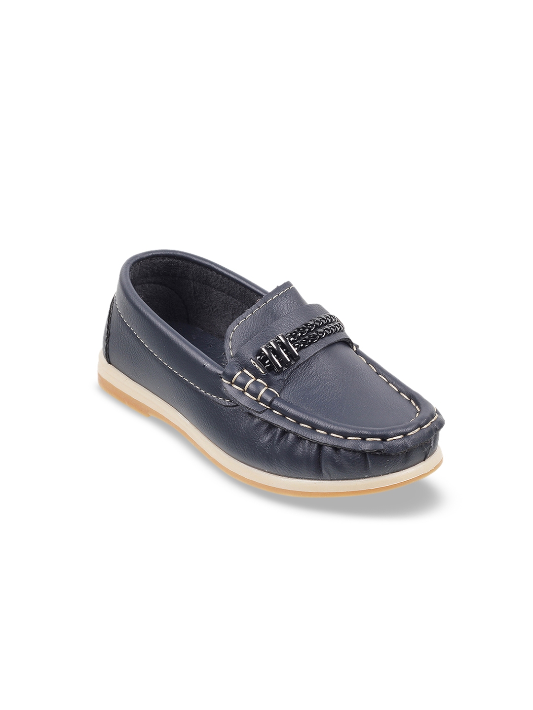 navy blue boys loafers