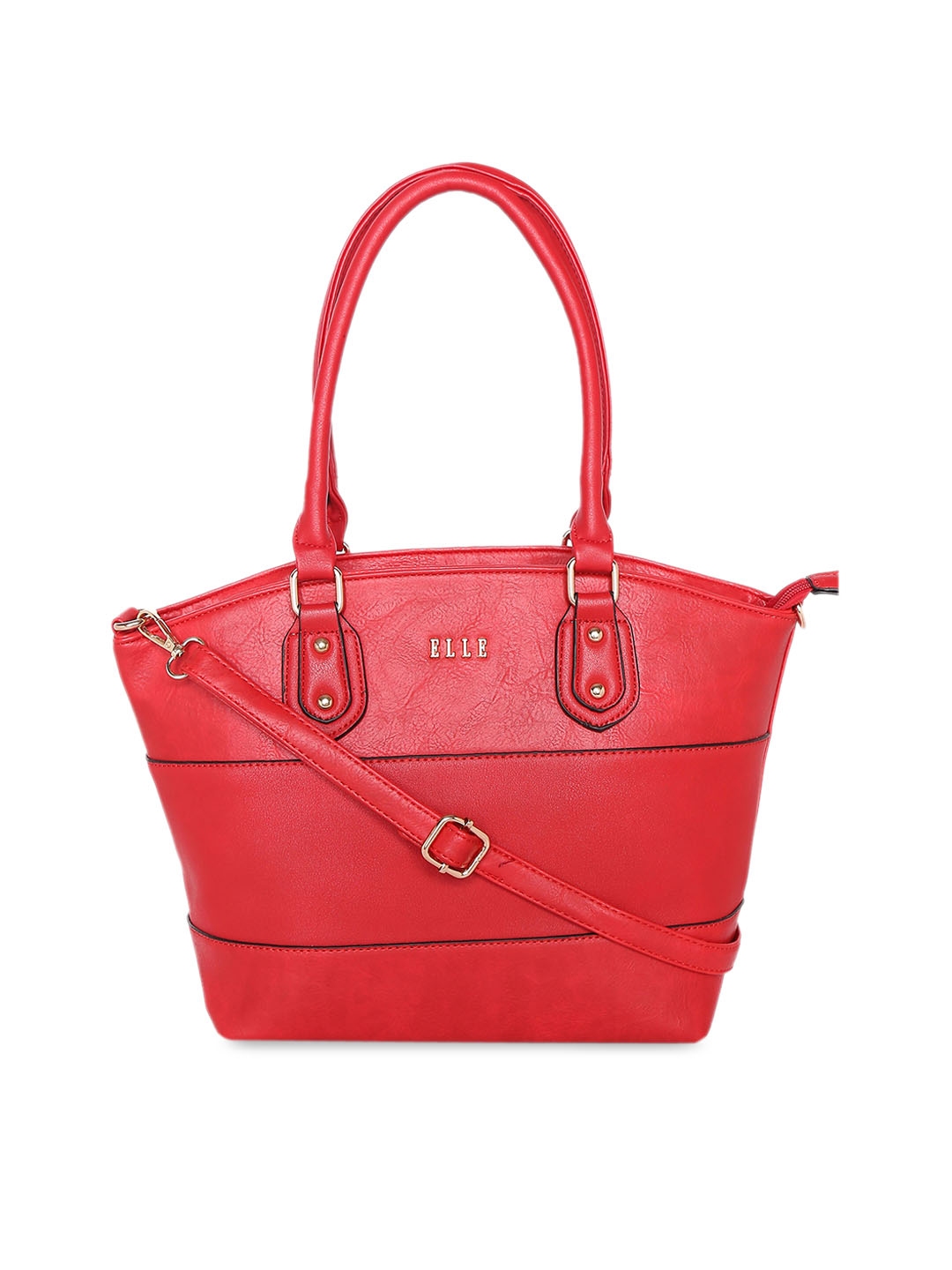 Buy ELLE Red Solid Shoulder Bag Handbags for Women 10073661 Myntra