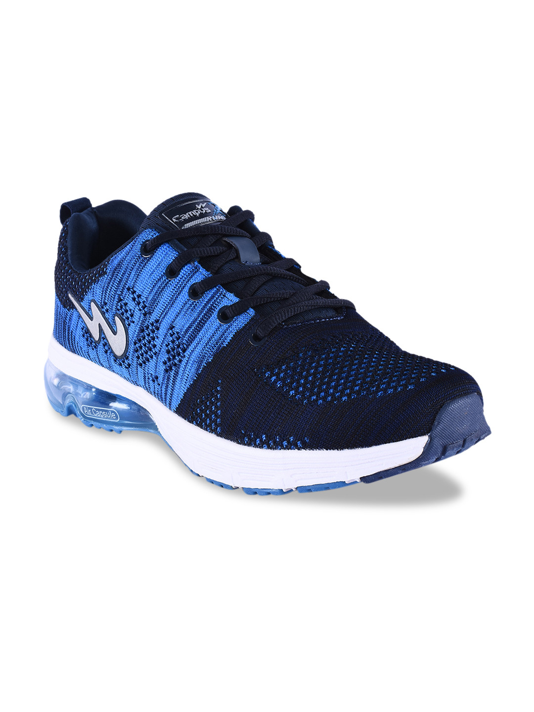 Campus Men Navy Blue Mesh Running Shoes