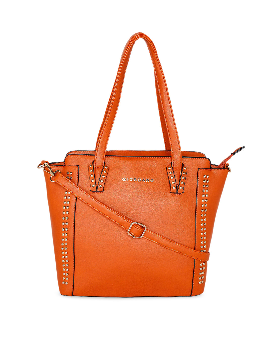 GIORDANO Brown Embellished Shoulder Bag