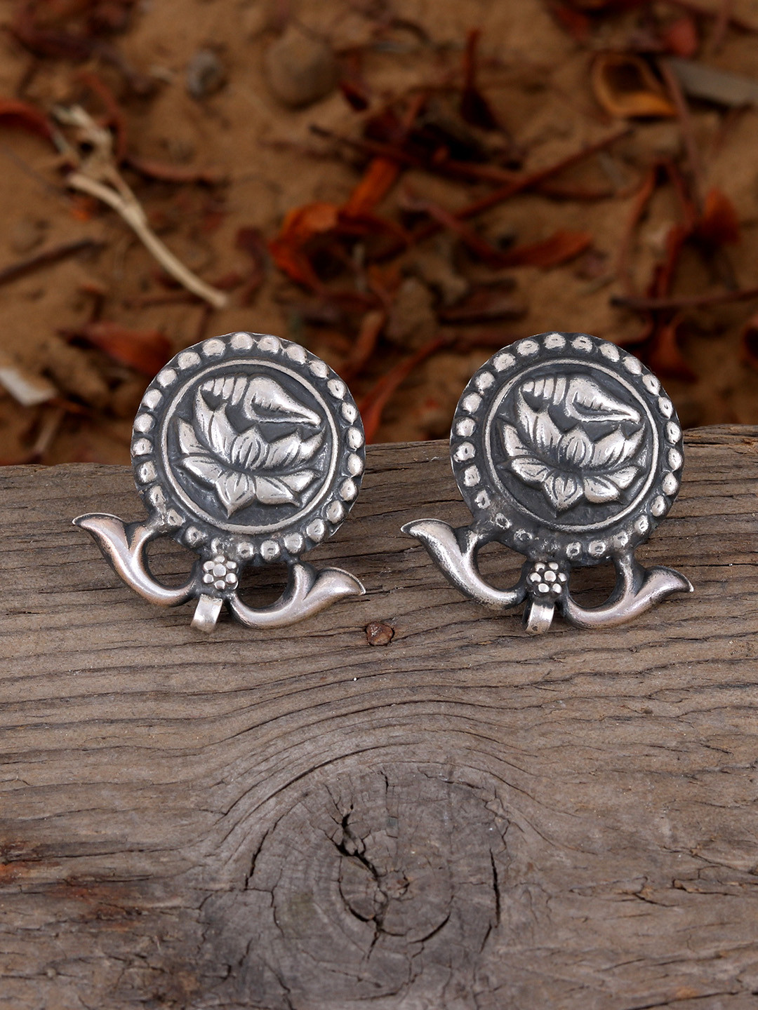 Silvermerc Designs Silver-Plated Circular Studs