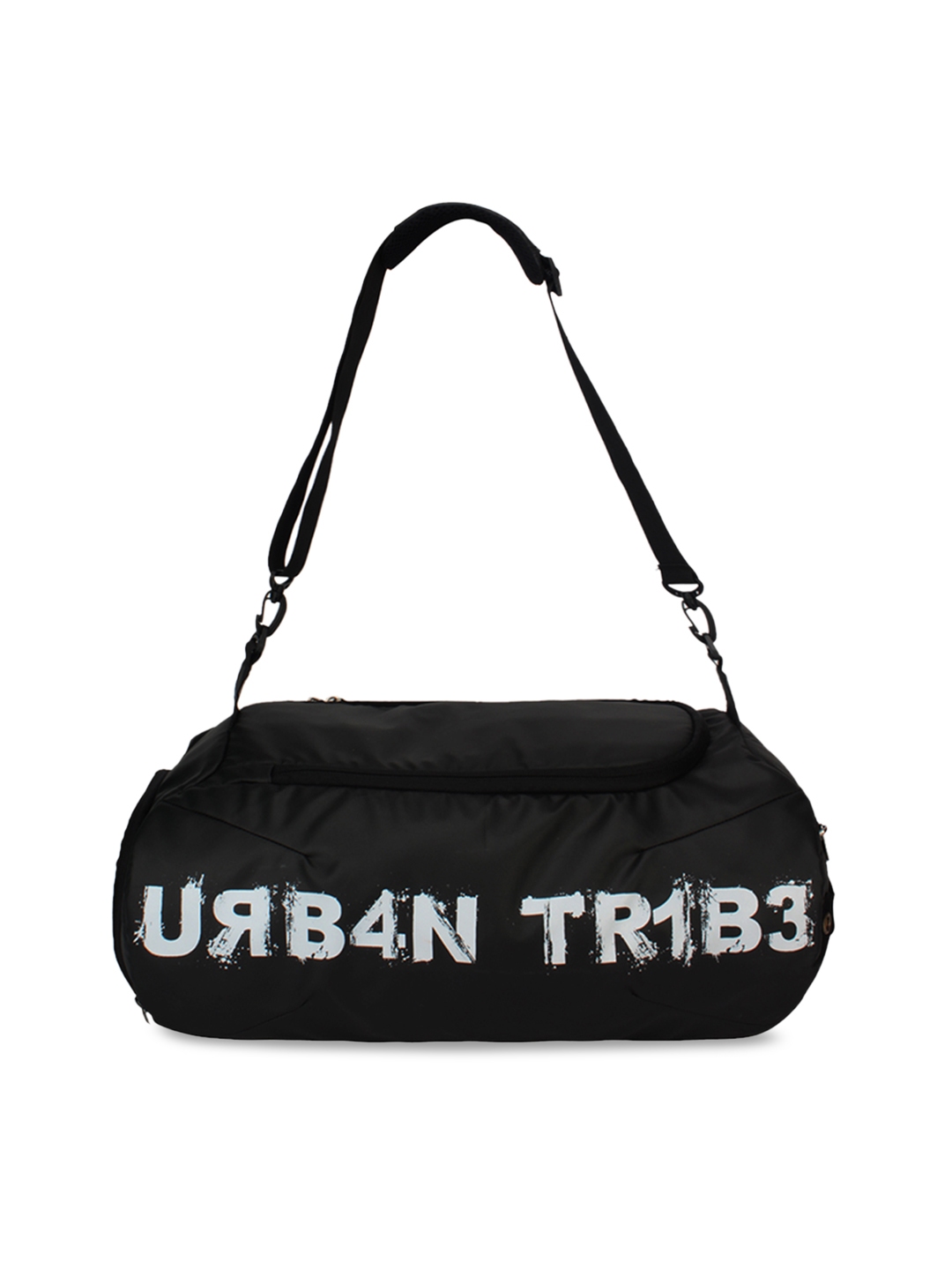 Urban Tribe Plank Black Gym Duffel Bag