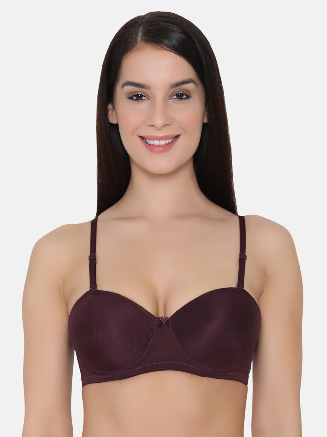 Clovia Padded Underwired Multiway Strapless T-Shirt Bra
