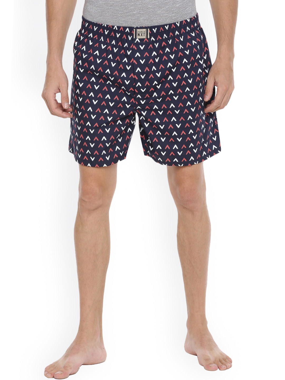 Force NXT Men's Super Combed Cotton Printed Boxer Shorts