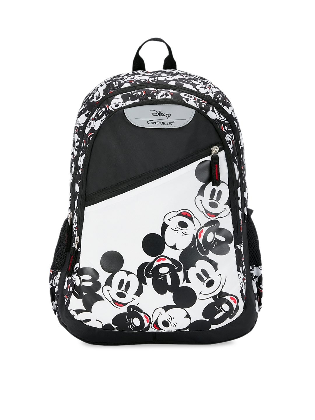 Black and white mickey mouse backpack hot sale