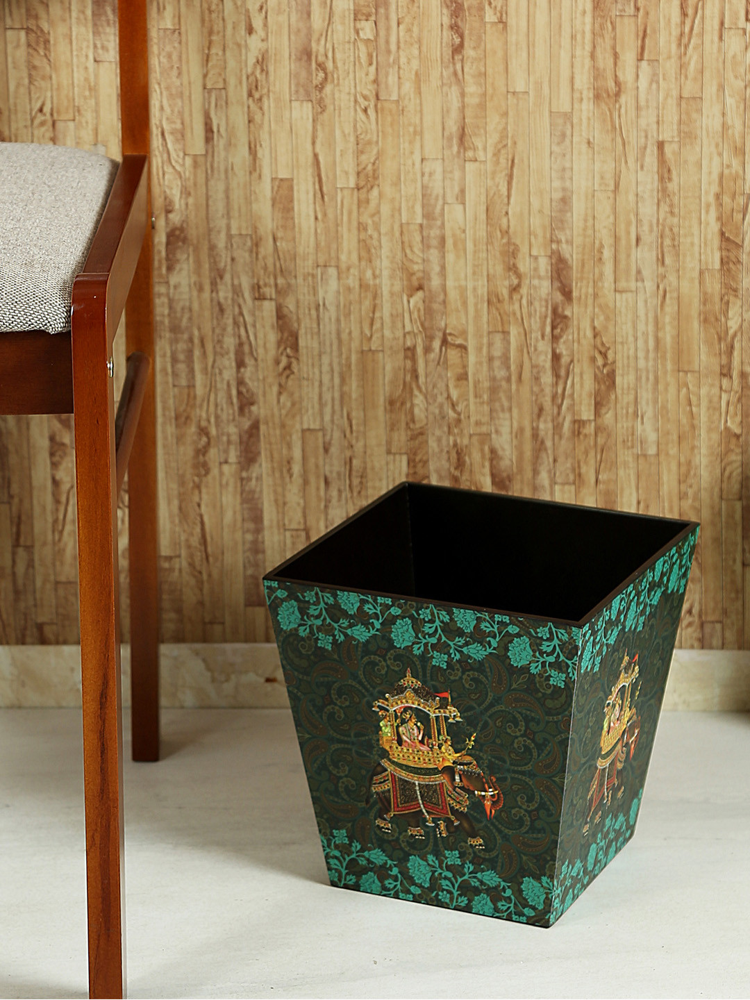 Reinvention Factory Green Printed Bin