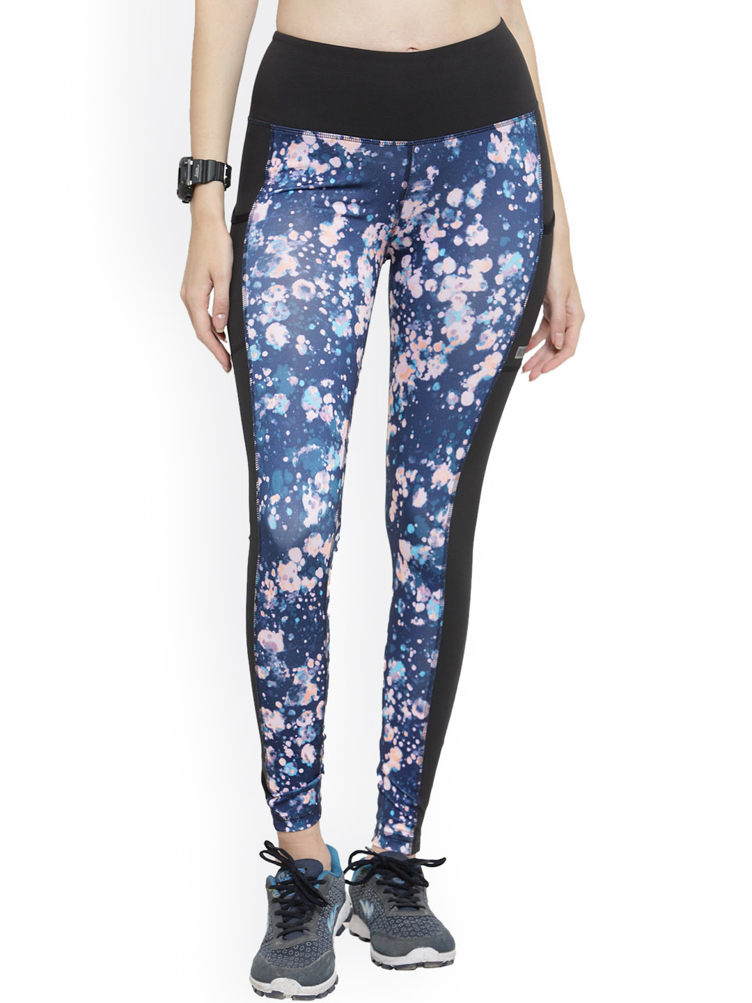 Invincible Women Bubble Print Sports Luxe Leggings