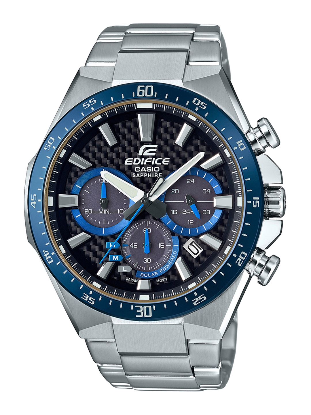 Buy CASIO Edifice Men Black Dial Solar Sapphire Watch EFS S520CDB