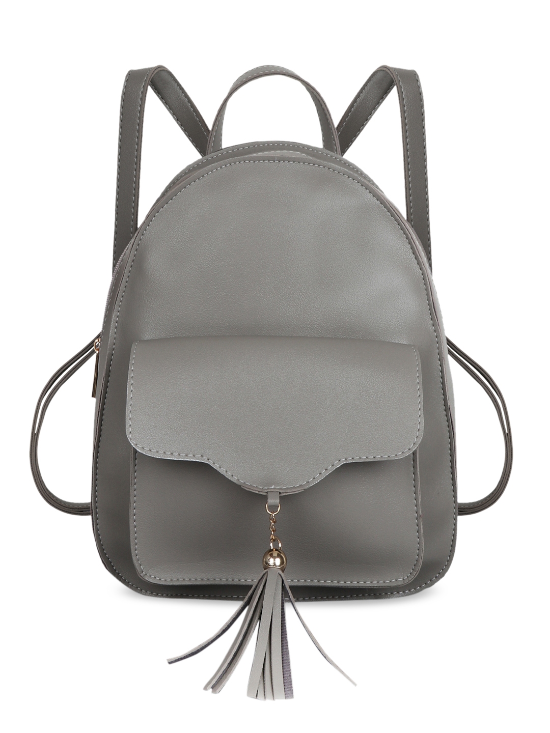 Lychee bags Women Grey Solid Backpack