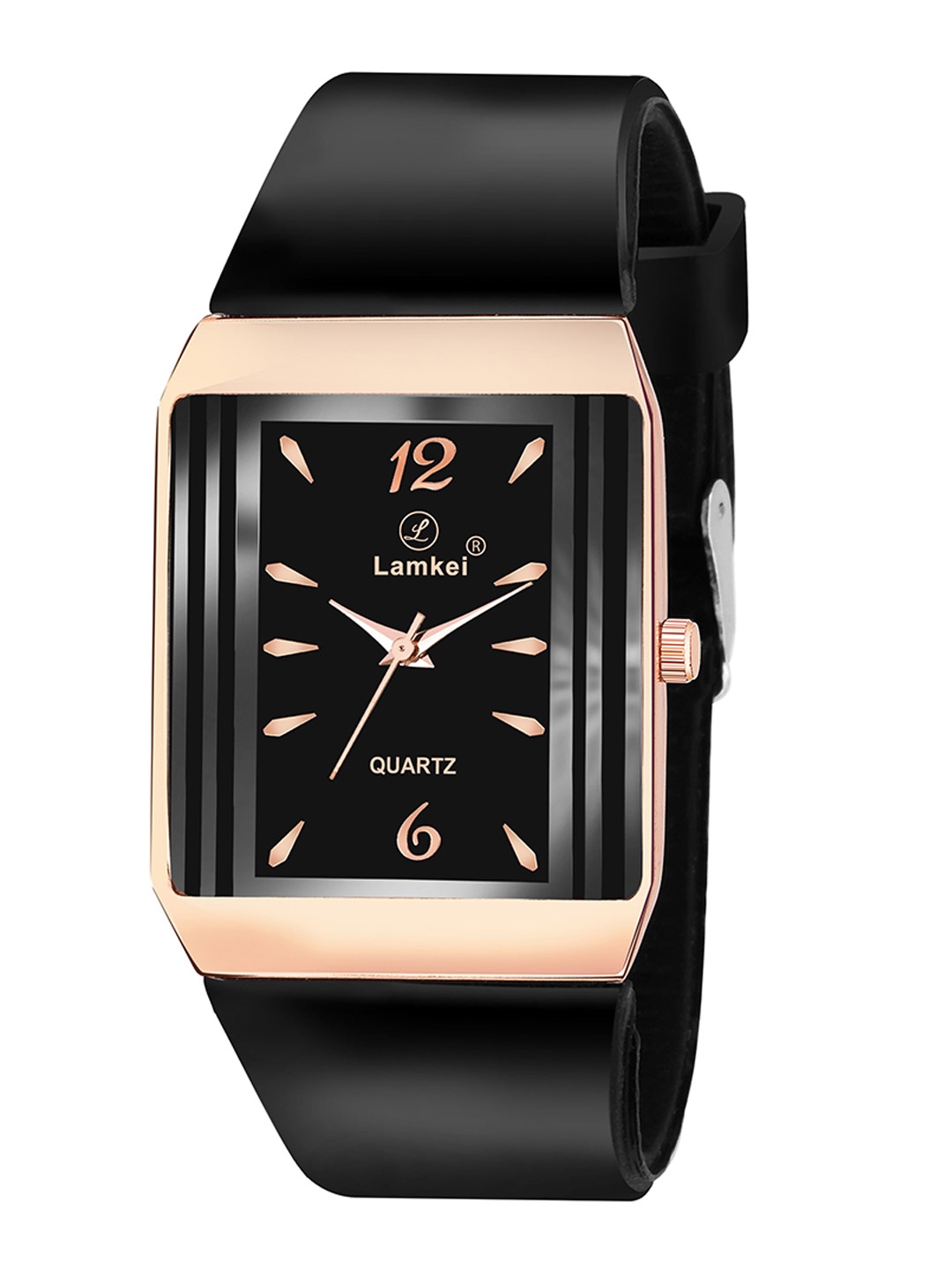 Lamkei Women Black Analogue Watch 1135