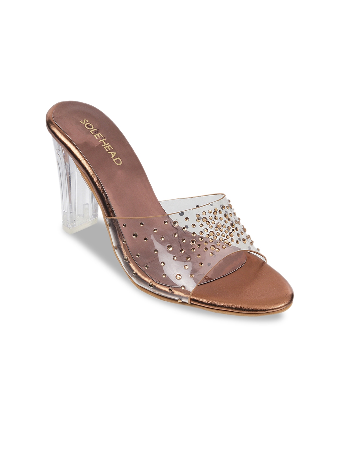 Transparent on sale heels myntra
