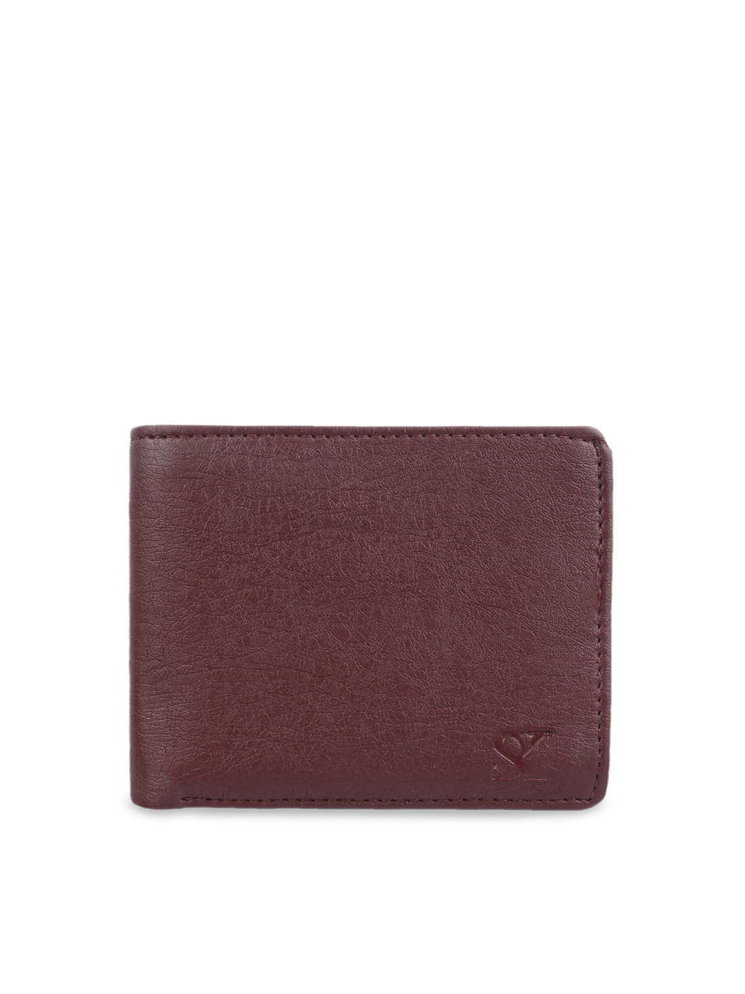 STYLER KING Men Brown Solid Two Fold Wallet