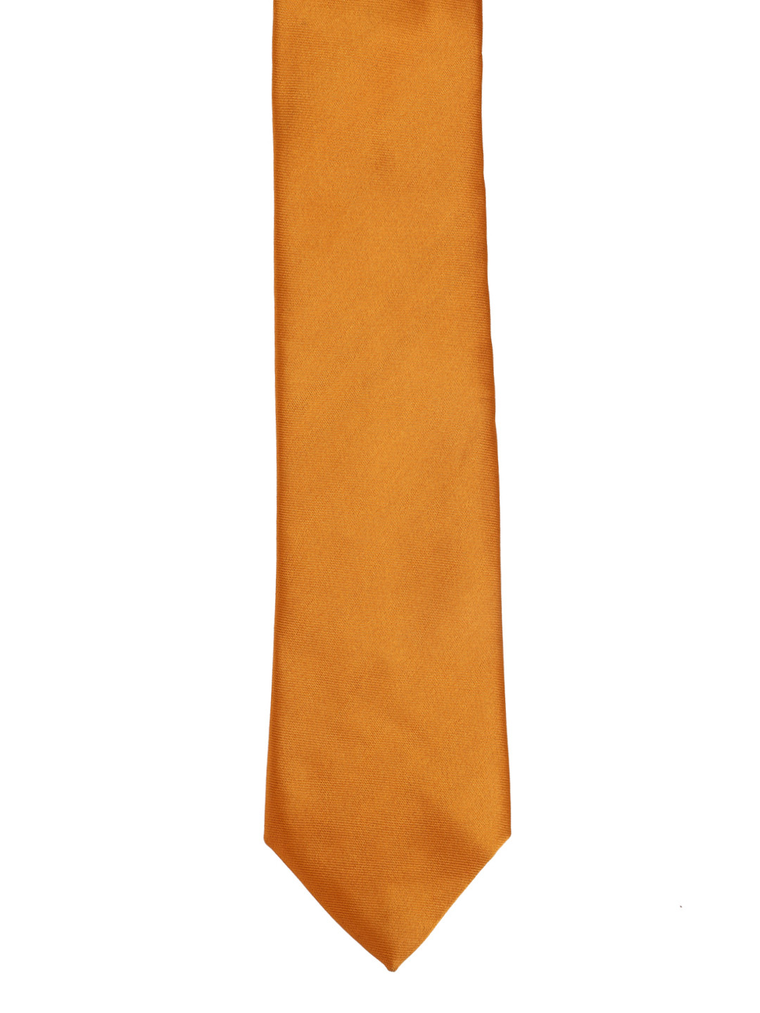 Calvadoss Mustard Yellow Solid Broad Tie