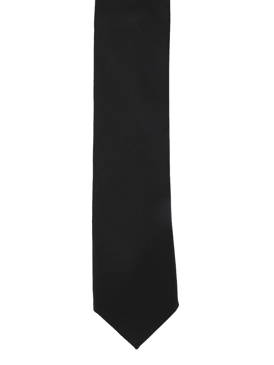 Calvadoss Black Solid Broad Tie