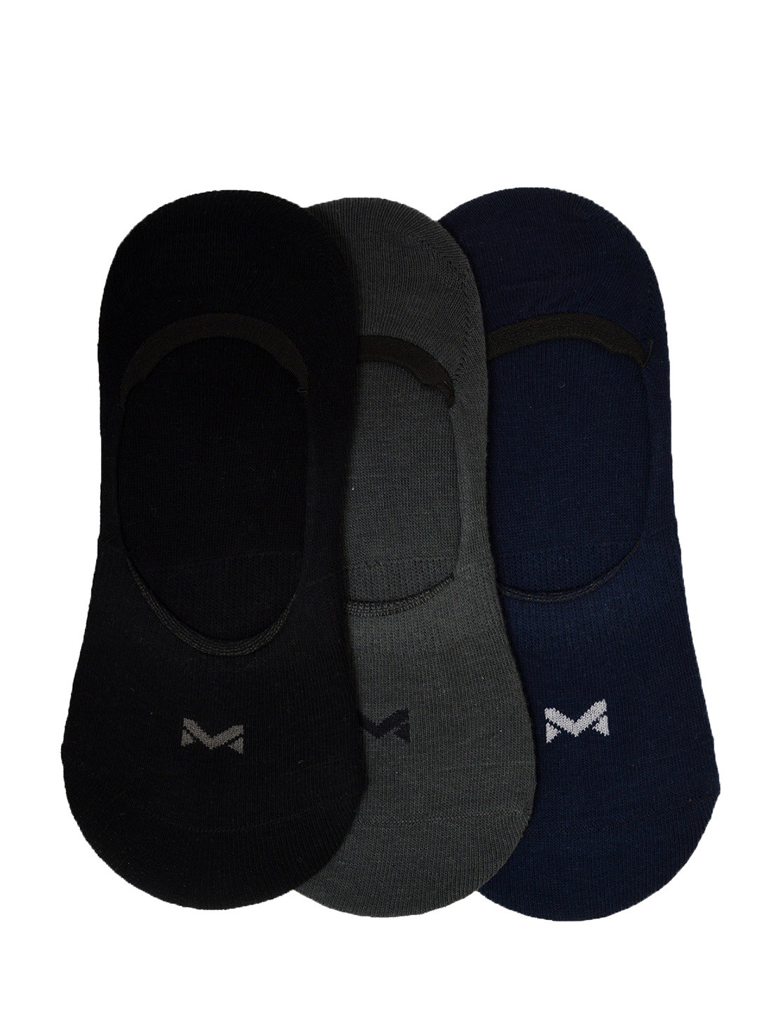 MARC Unisex Pack of 3 Solid Shoe-Liners