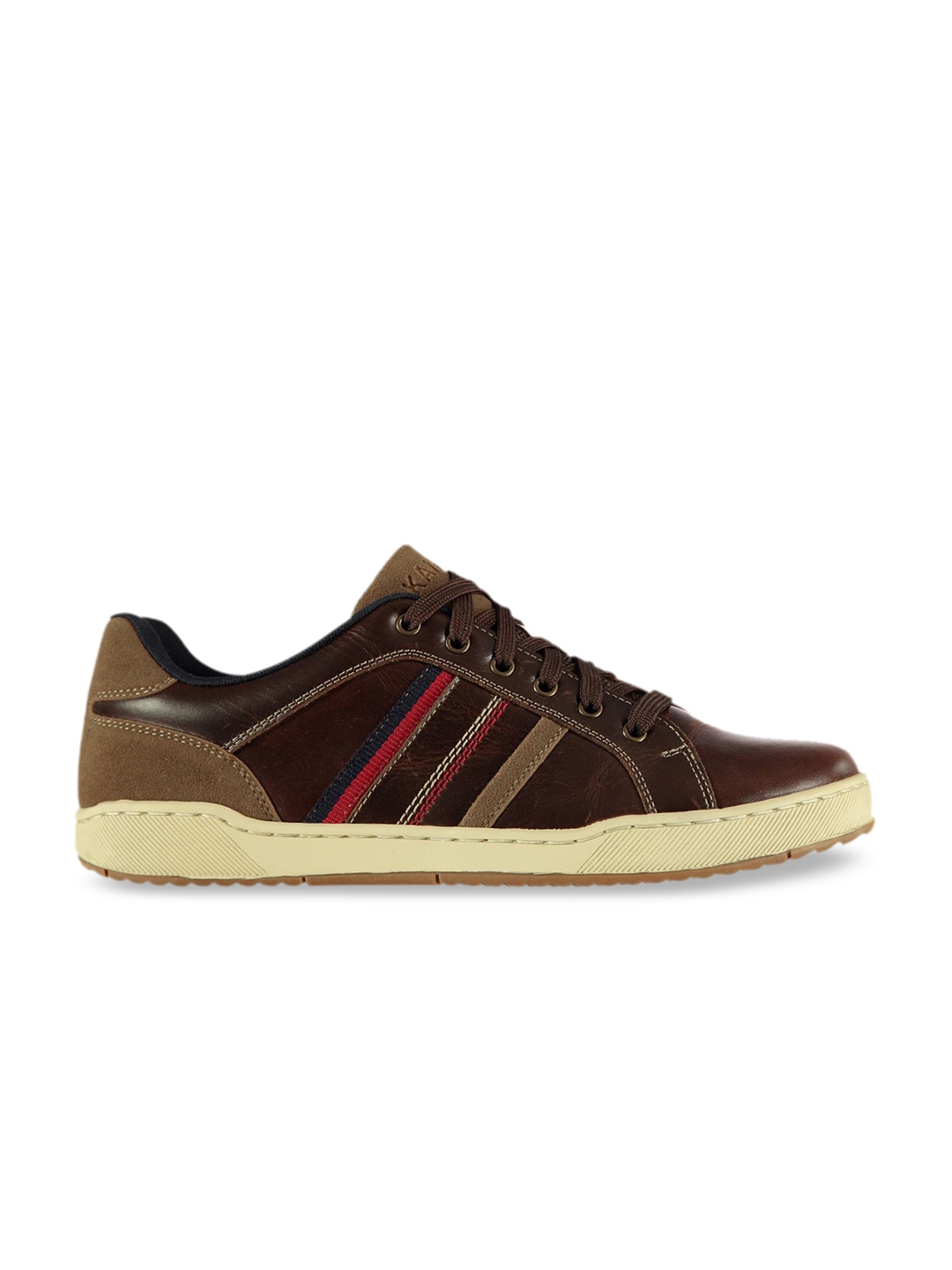 Buy Kangol Men Brown Leather Sneakers Casual Shoes for Men