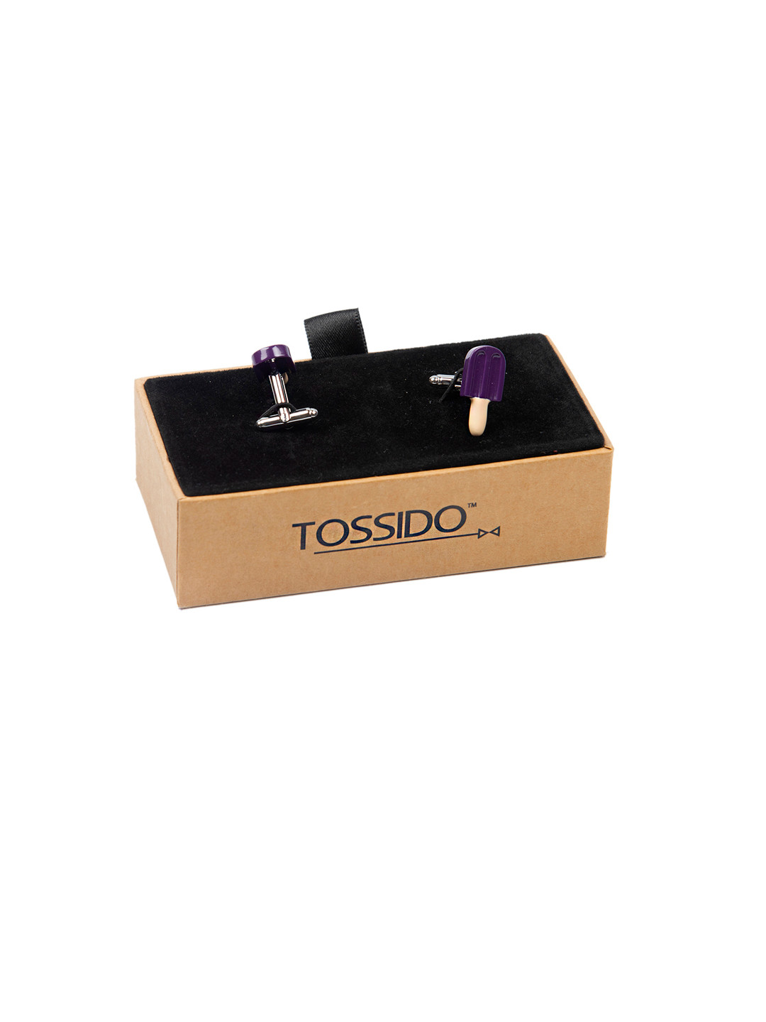 Tossido Purple Quirky Cufflinks