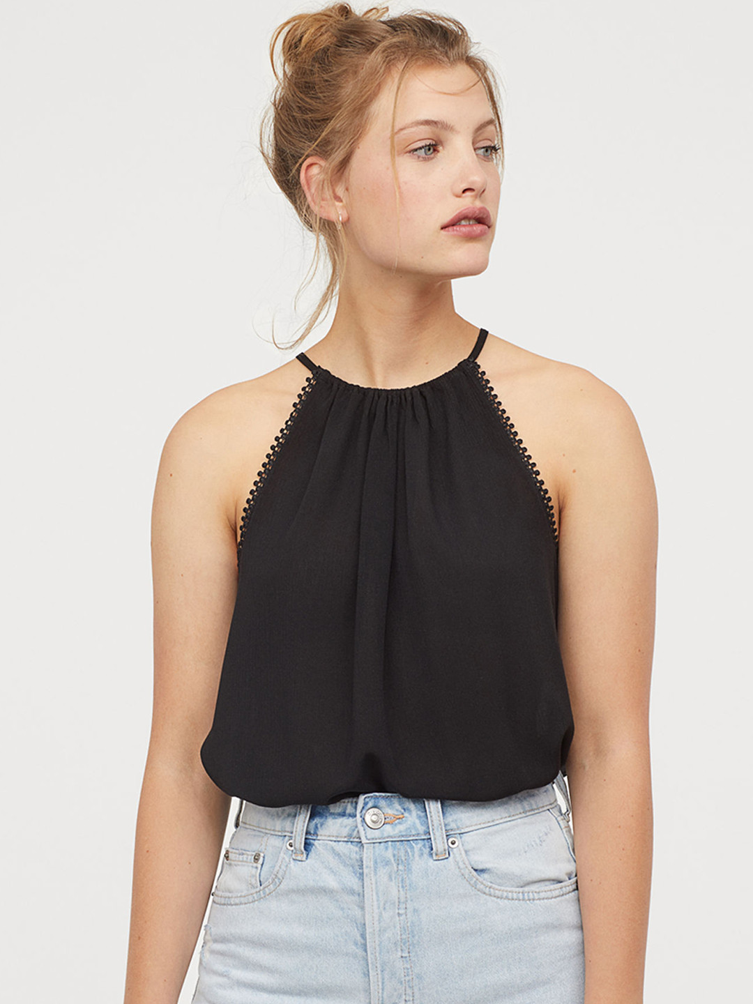 Strappy tops myntra clearance