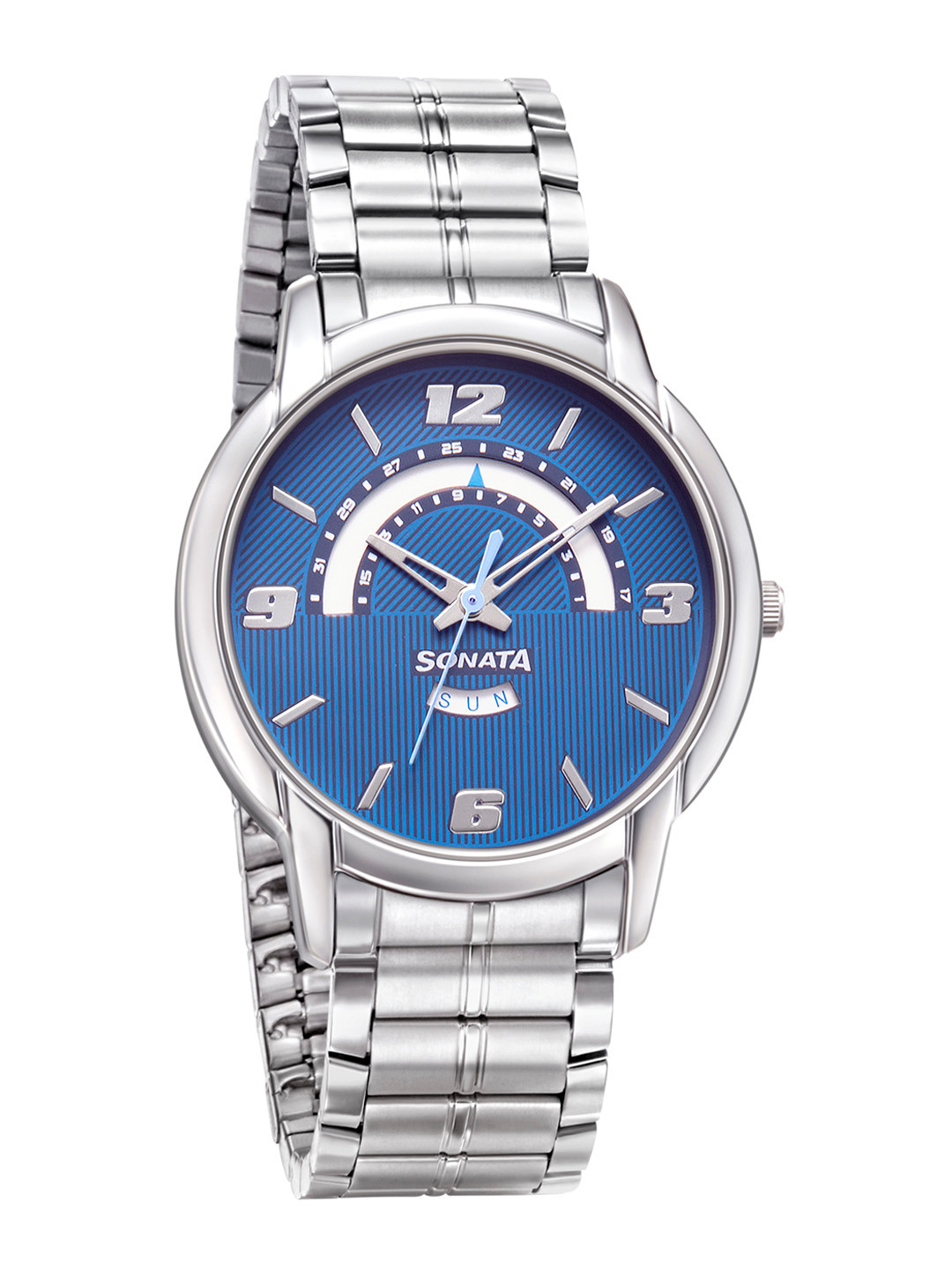 Sonata RPM Men Blue Analogue watch 77031SM07
