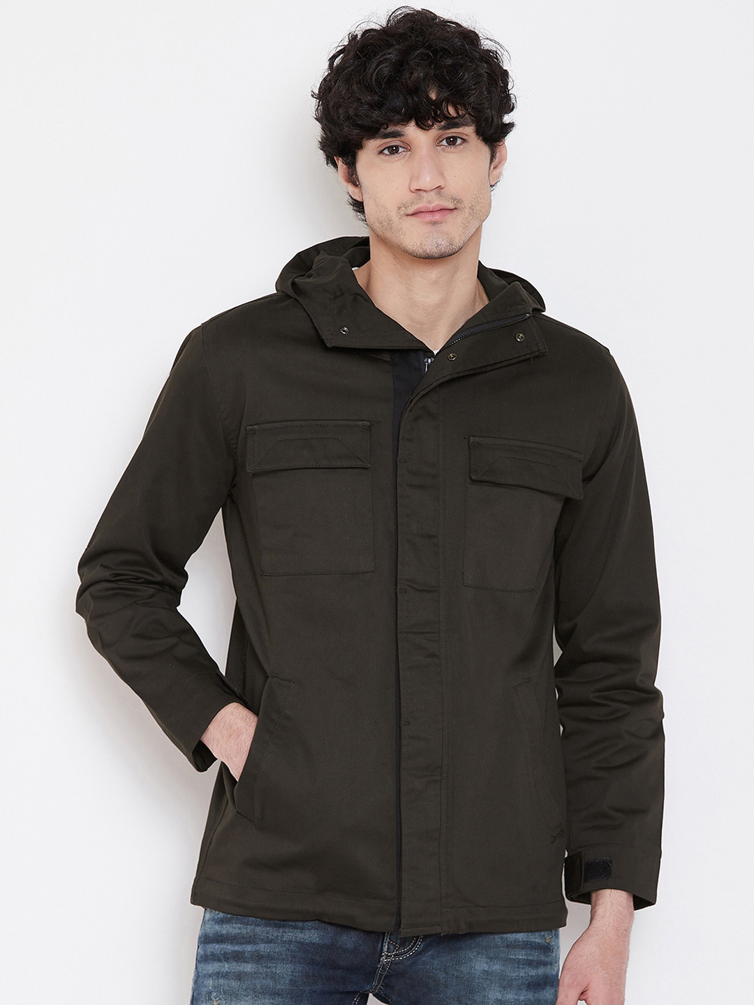 PUNK Men Brown Solid Tailored Jacket