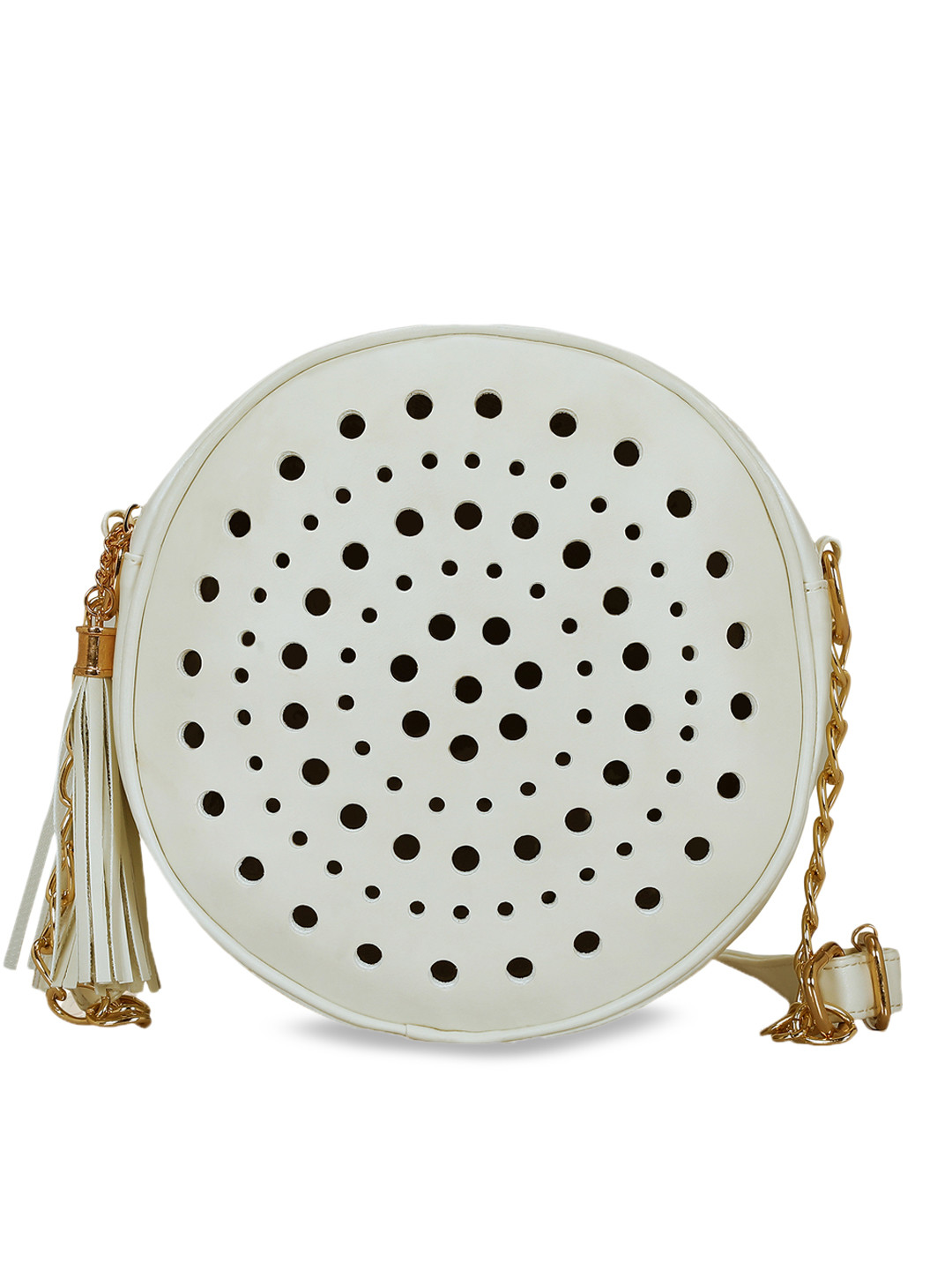 KLEIO Women Cut-Work Sling Bag