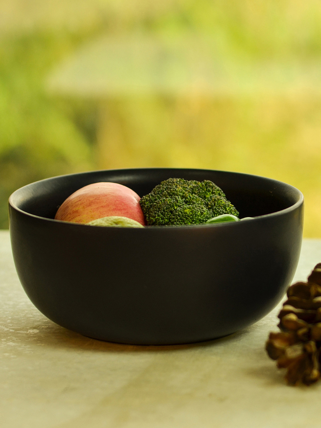 Homesake Black Ceramic Bowl