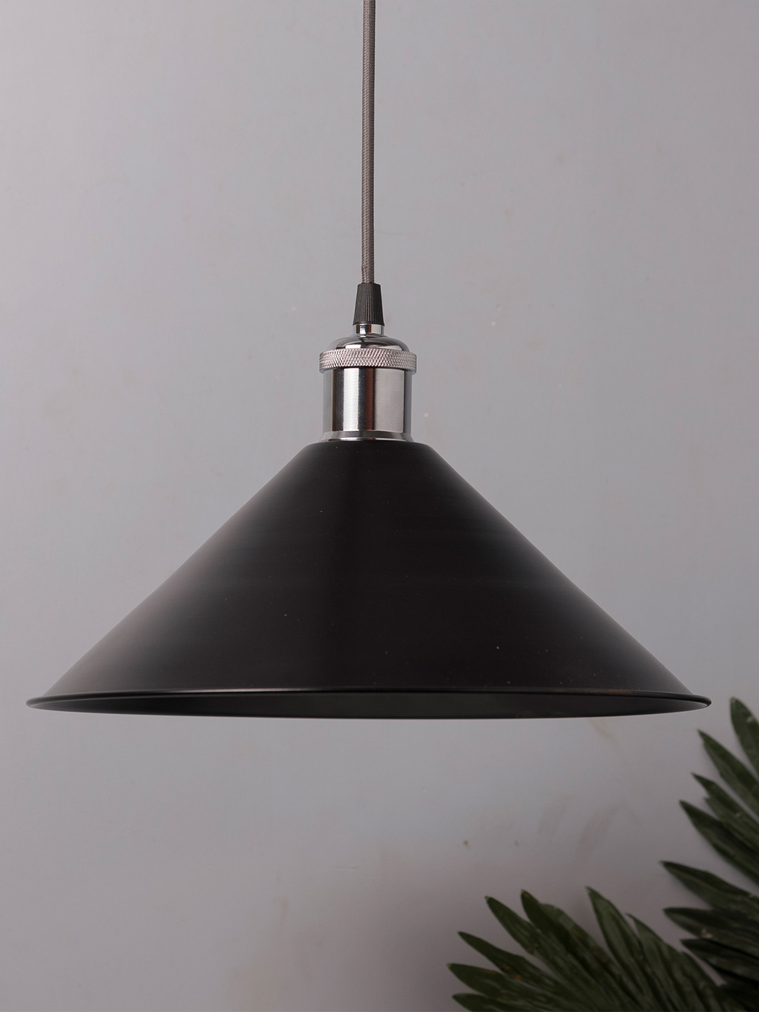 Homesake Black Solid Handcrafted Hanging Lamp