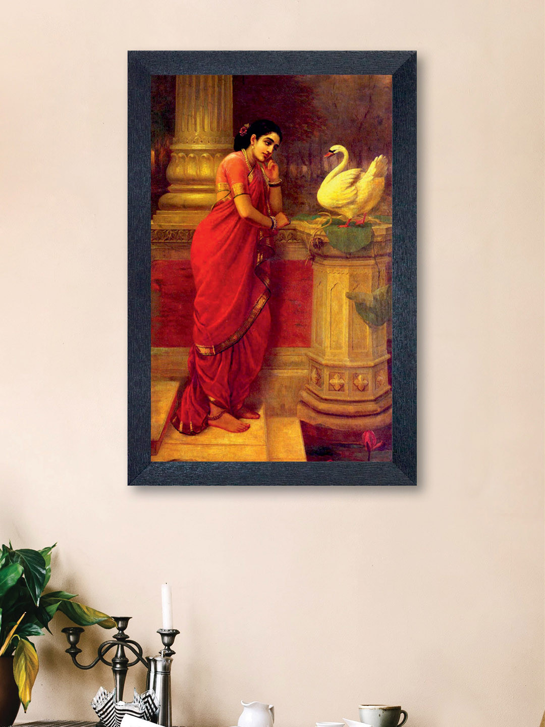 nest ART Multicoloured Abstract Synthetic Wood Wall Art