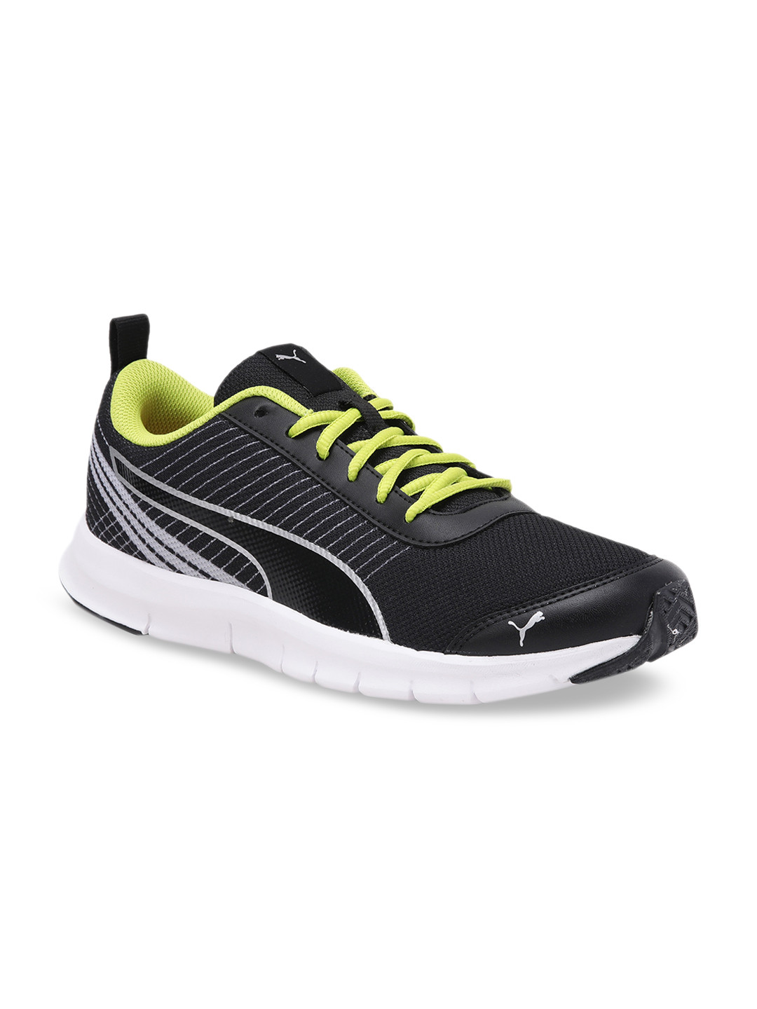 Puma Men Black Mesh Running Shoes