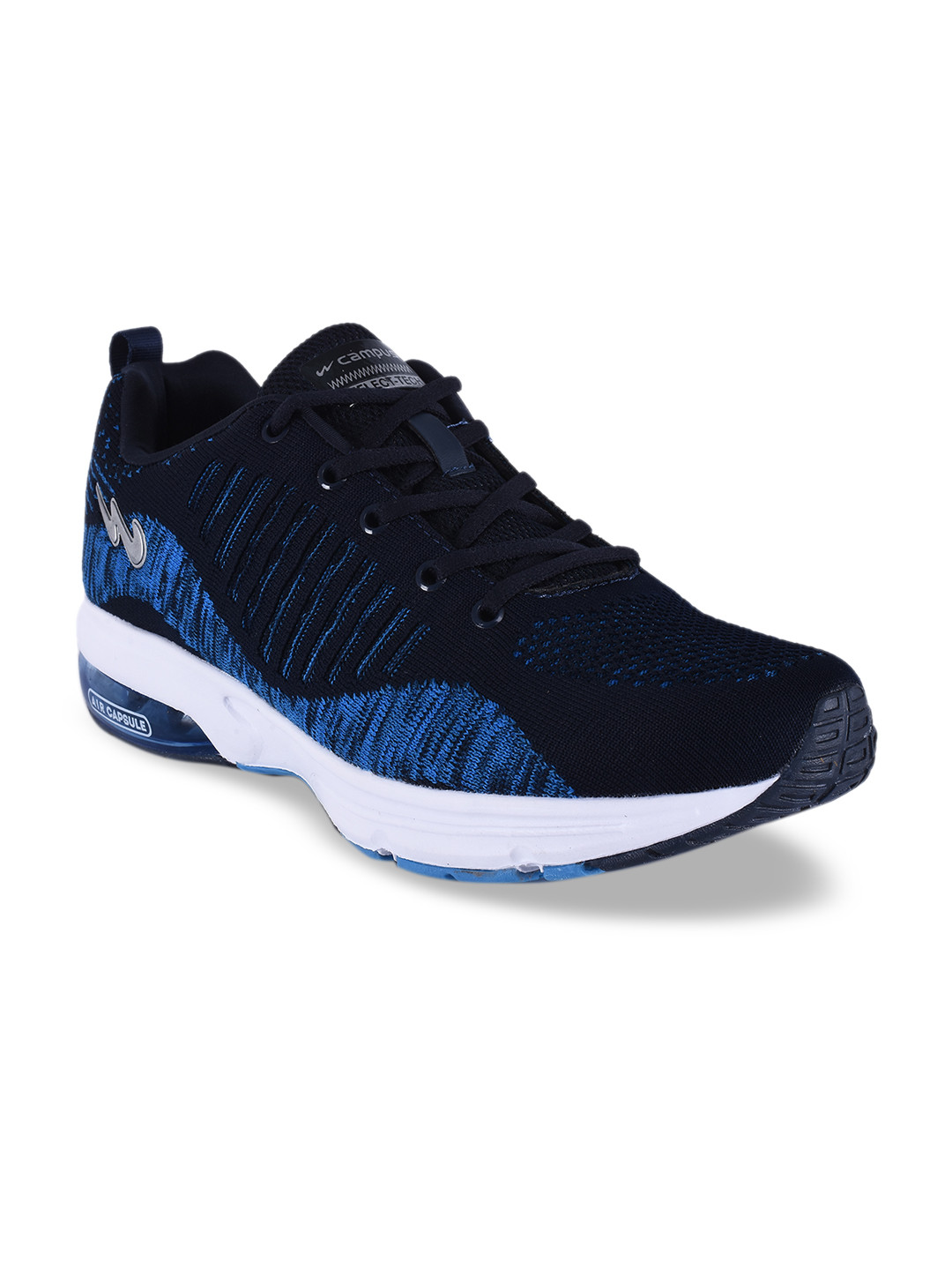 Campus Men STONIC Navy Blue Mesh Running Shoes