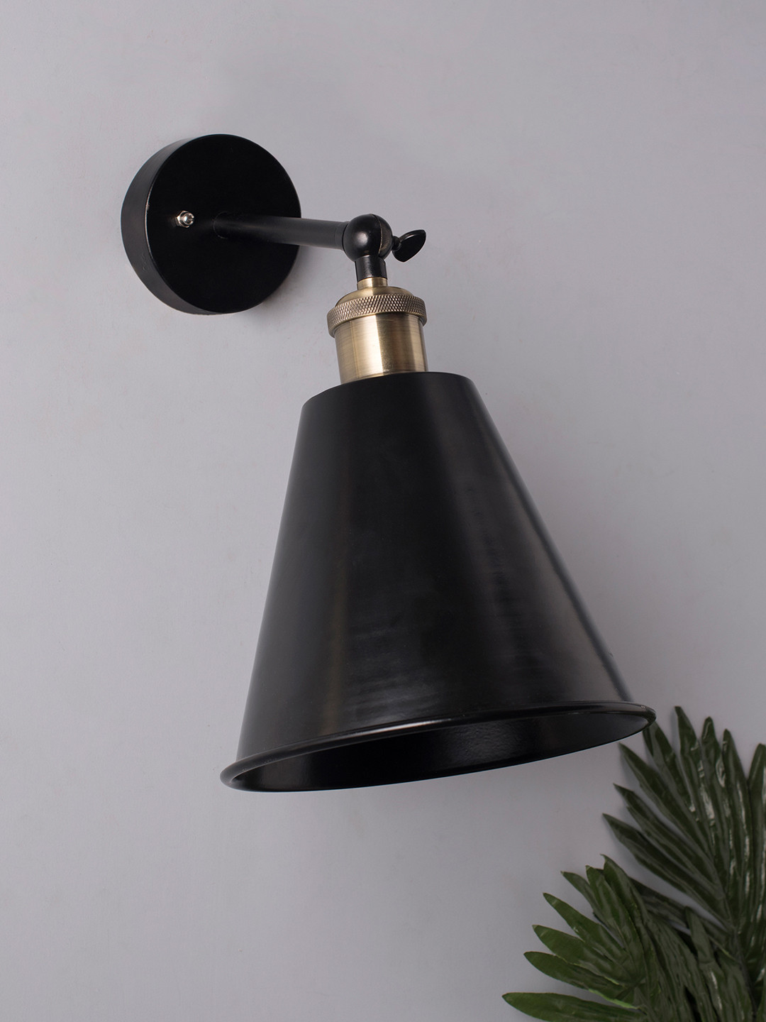 Homesake Black Solid Handcrafted Guard Swing Arm Light