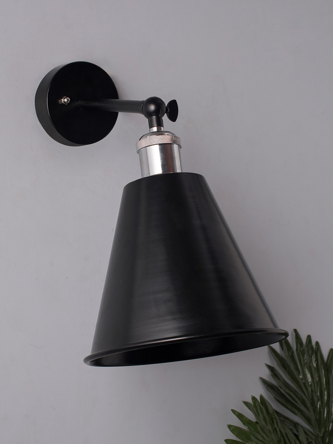 Homesake Black Solid Handcrafted Guard Swing Arm Light