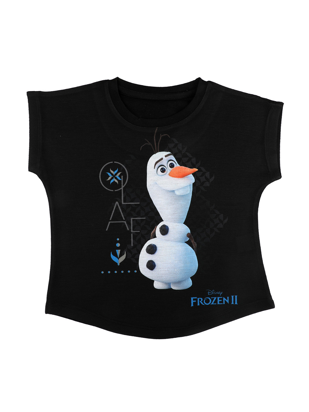 Disney by Wear Your Mind Black Printed Top