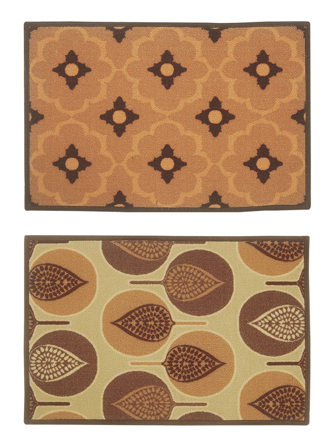 BIANCA Set of 2 Patterned Anti-Skid Doormats