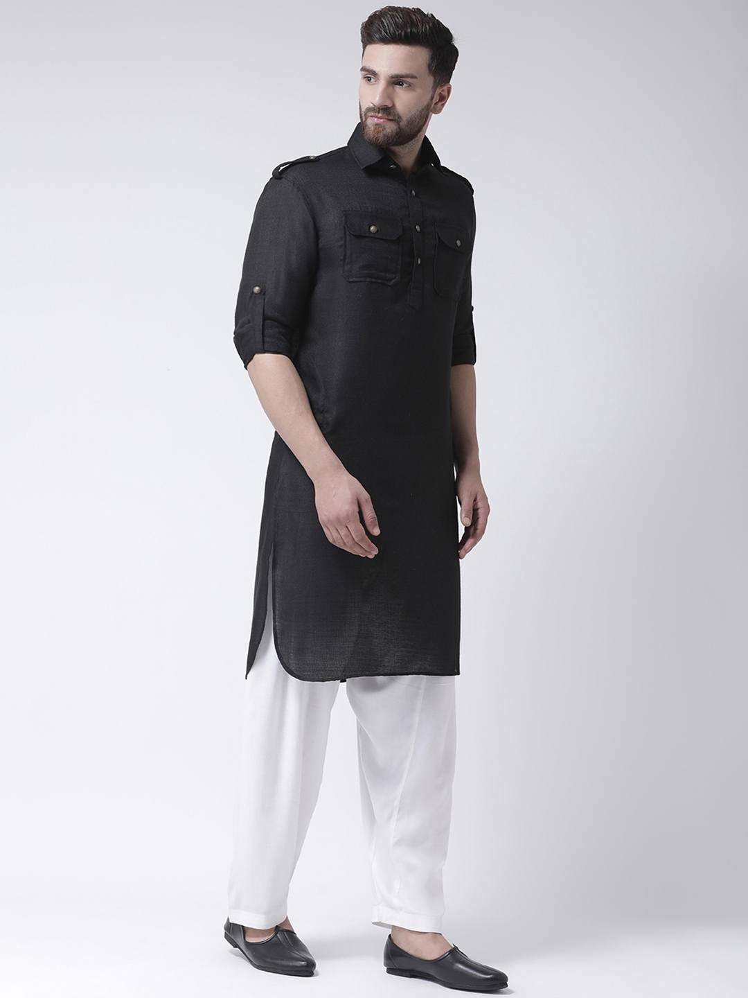 Mens Pathani Kurta Salwar Ethnic Kurta Wear Long Sleeve Kurta Pajama ...