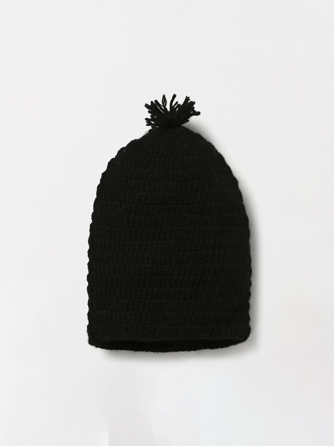 CHUTPUT Kids Black Solid Beanie