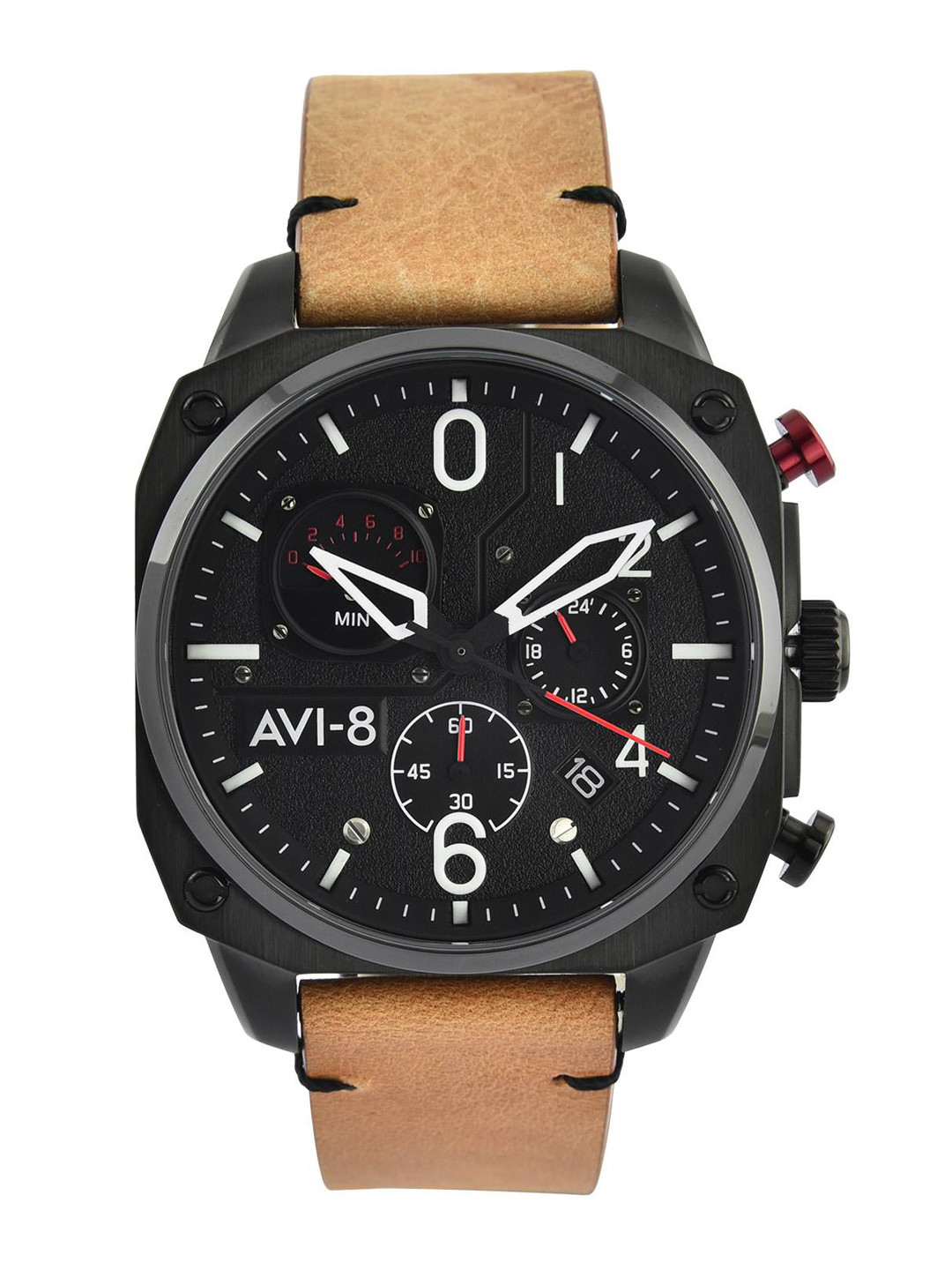 AVI-8 Men Black Analogue Watch AV-4052-02