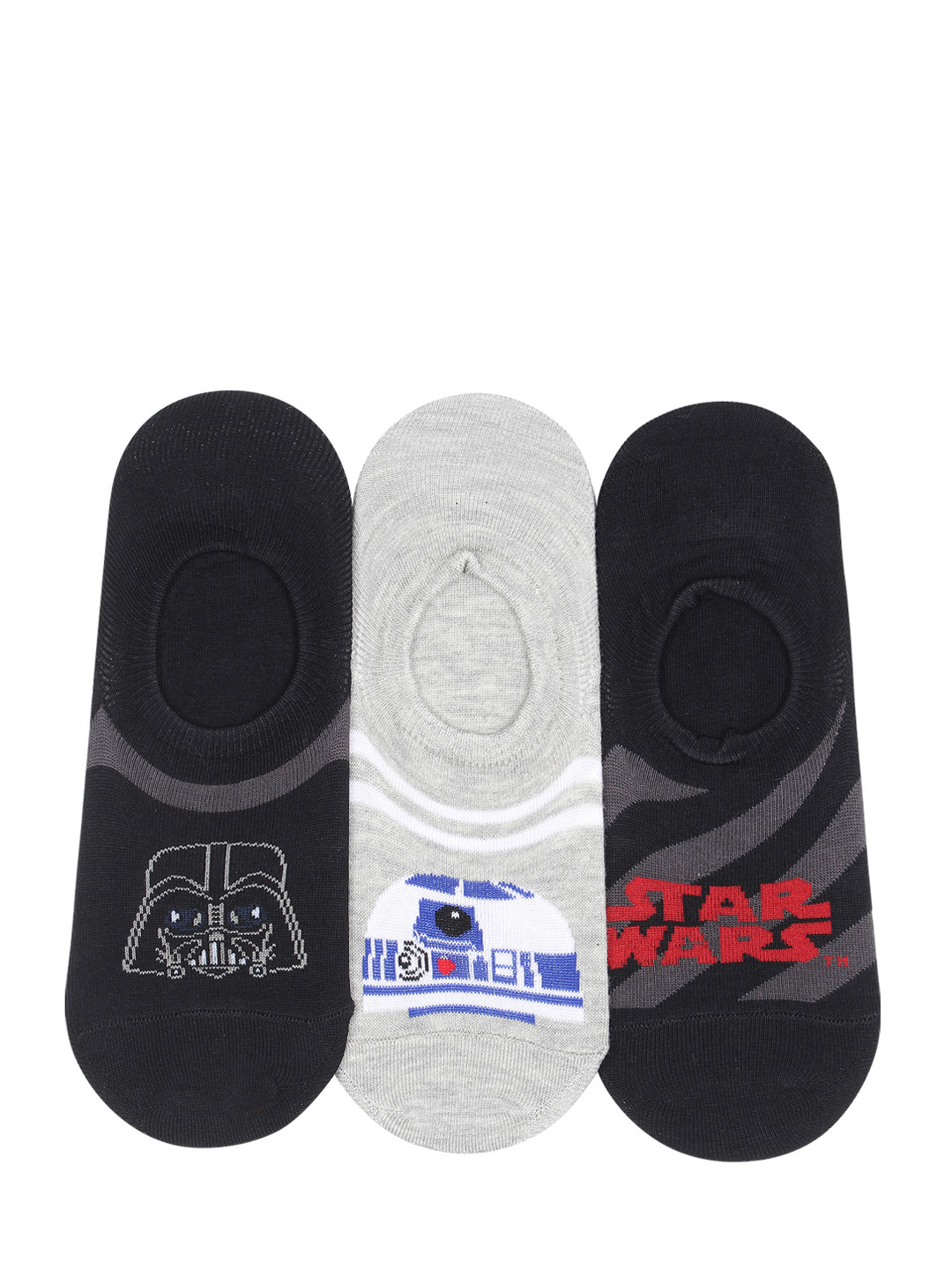 Supersox Boys Pack of 3 Assorted Star Wars Shoe Liners