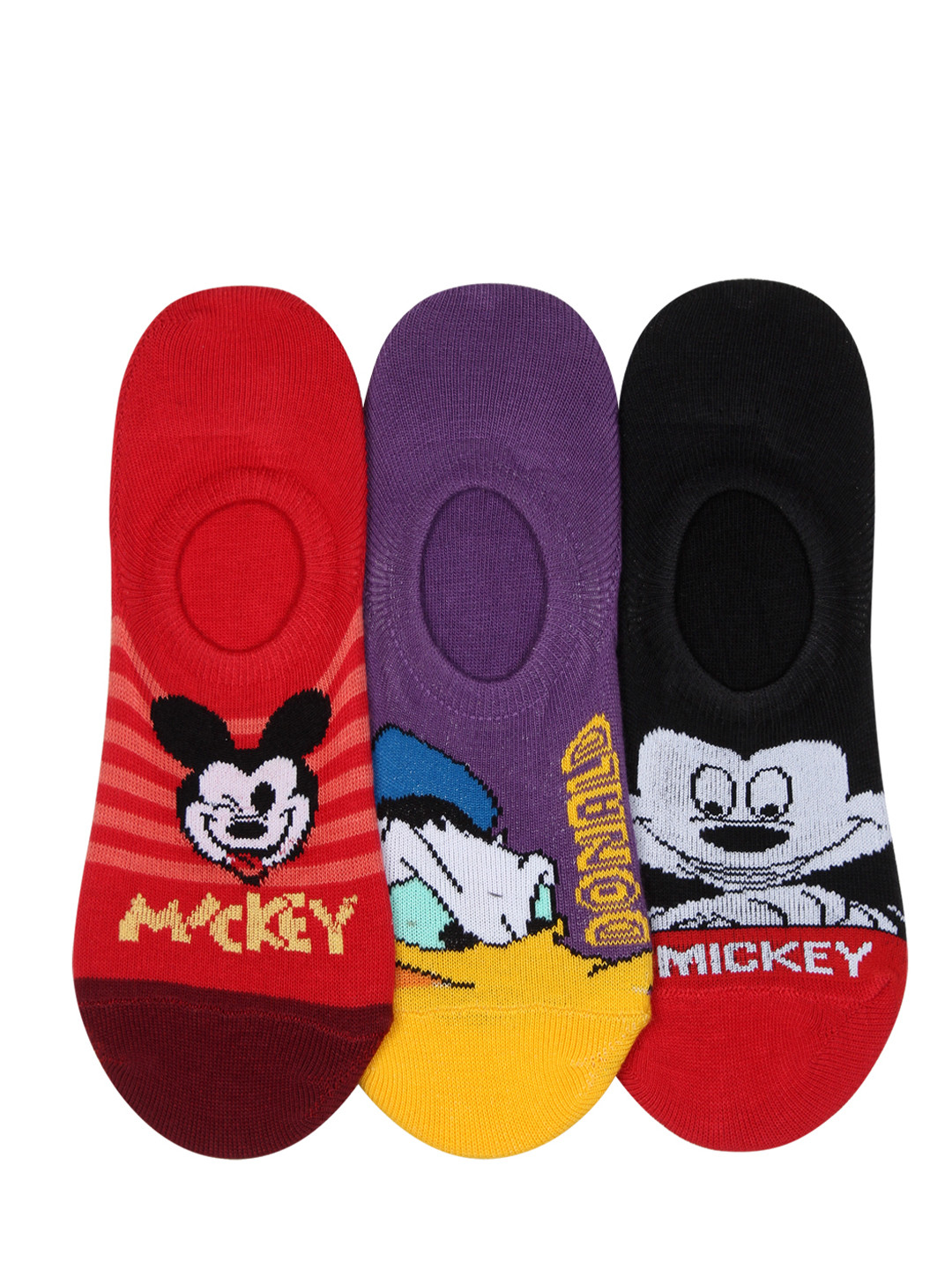 Supersox Boys Pack of 3 Assorted Disney Patterned Shoe Liners