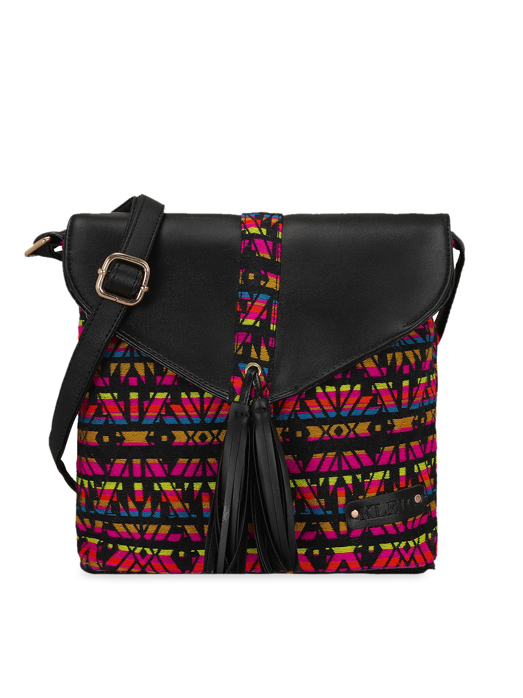 KLEIO Women Jacquard Weave Sling Bag