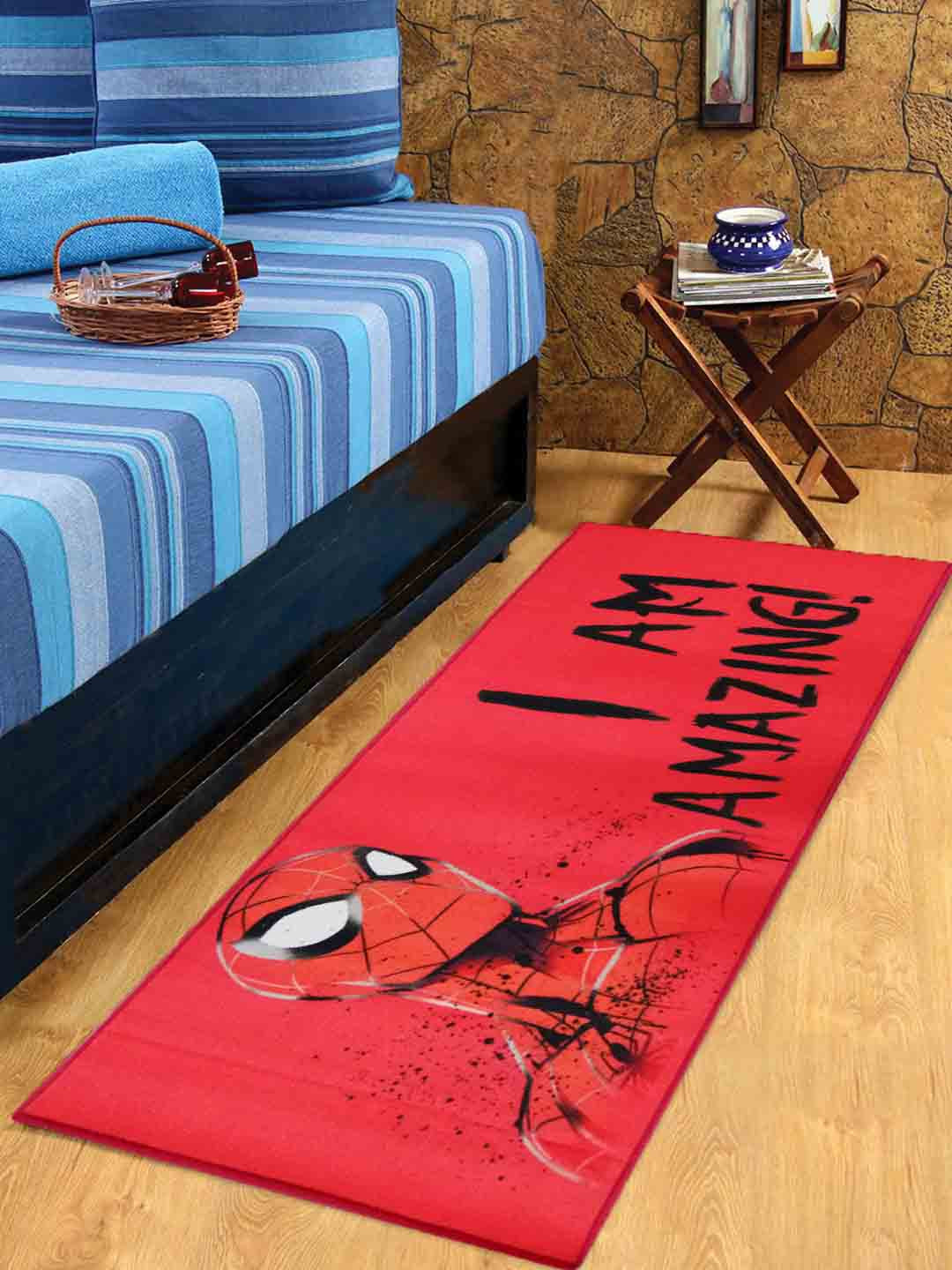 Marvel Kids Spiderman Printed Floor Runner