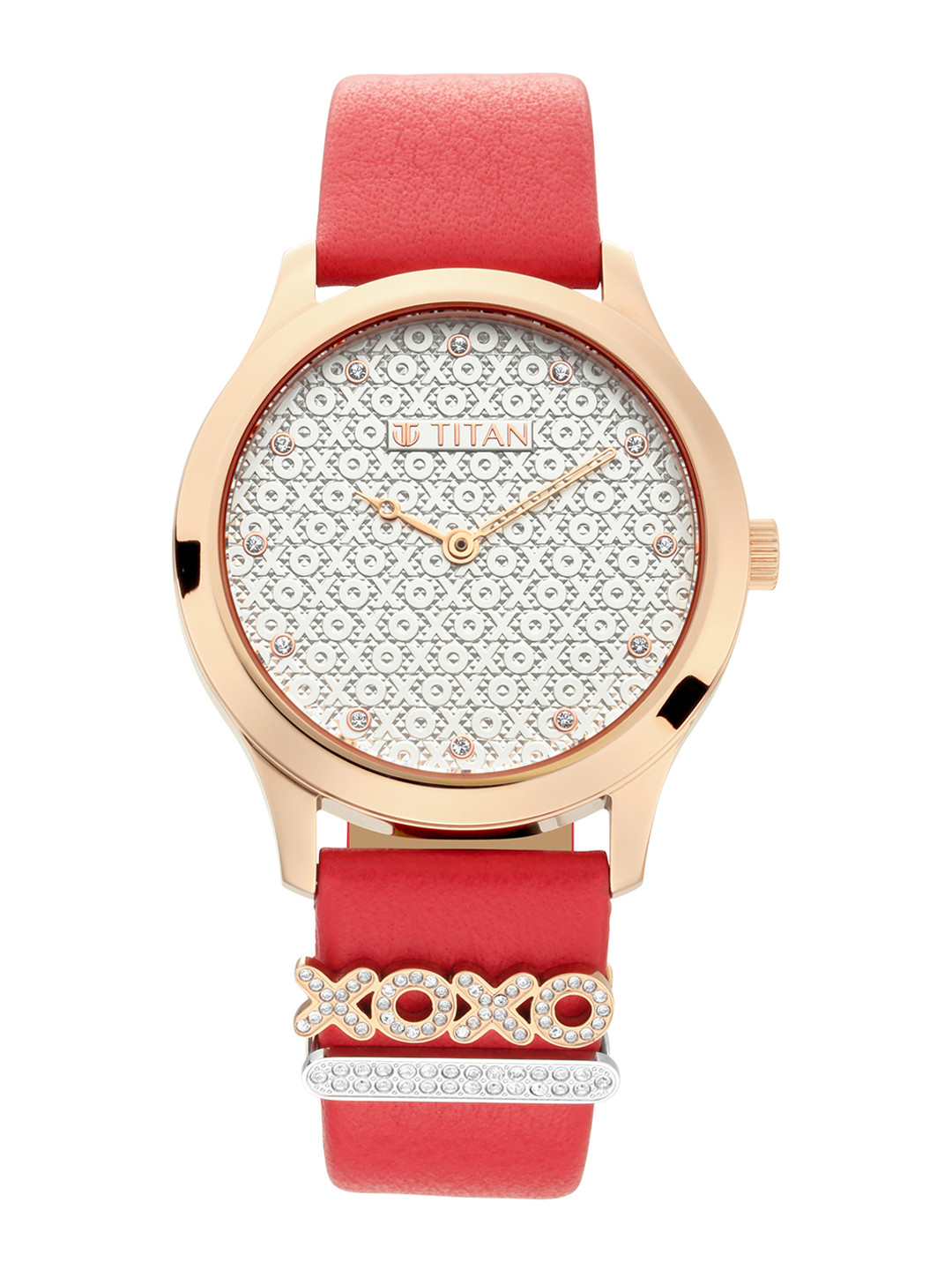 Titan Valentine Women White Analogue watch 95124WL01F