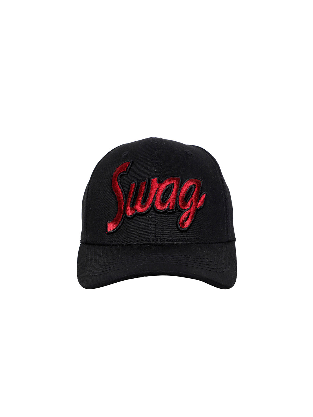 FabSeasons Unisex Black Embroidered Baseball Cap