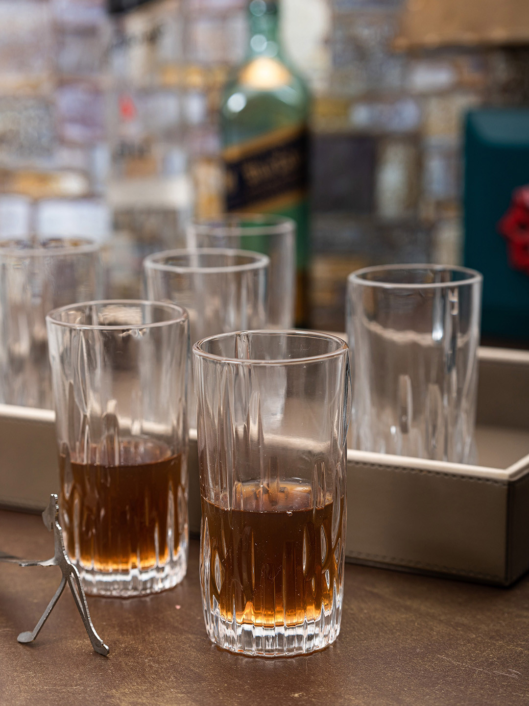 ROXX Set of 6 Glass Volvic HB Tumbler