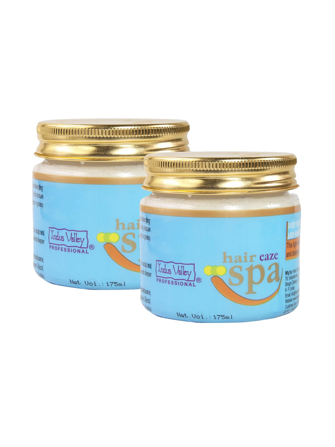 Indus Valley Pack of 2 Professional Hair Eaze Spa Hair Mask - 175 ml each
